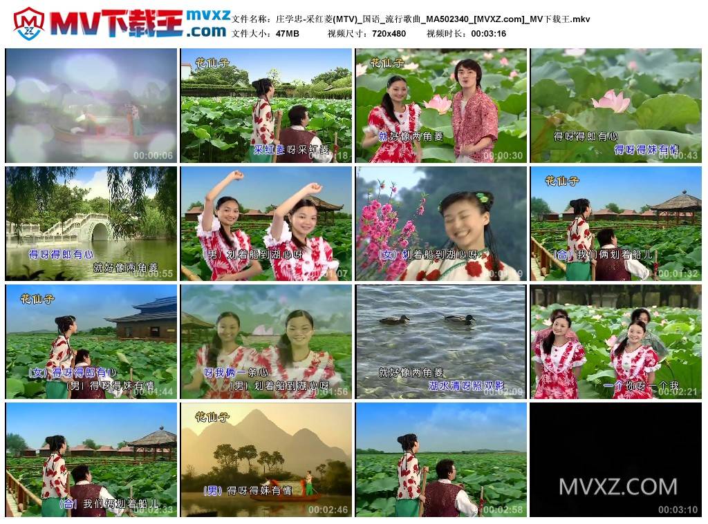 庄学忠-采红菱(MTV)_国语_流行歌曲_MA502340